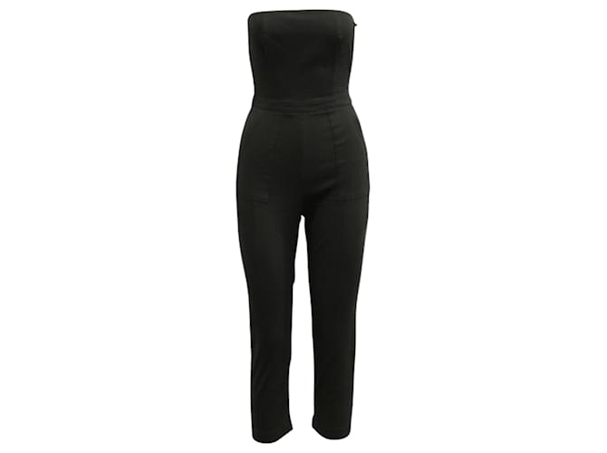 Reformation Elegant Black Sleeveless Jumpsuit Polyester  ref.1251418