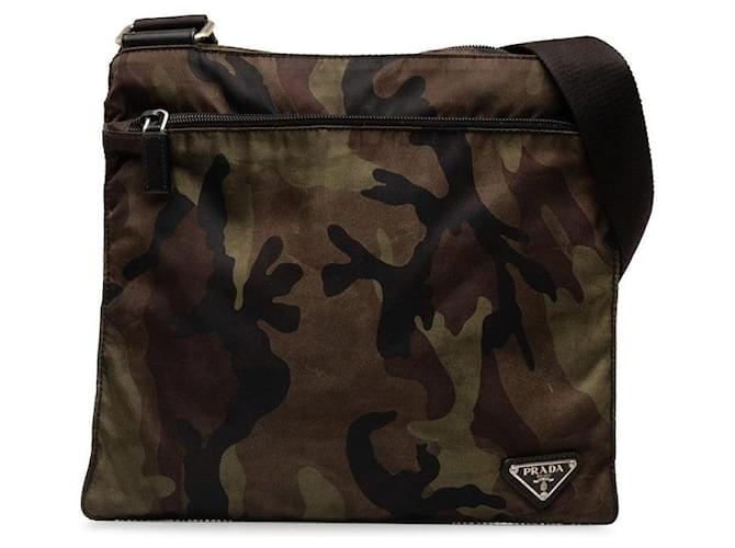 Prada Tessuto Camouflage Crossbody Bag Cloth  ref.1251511