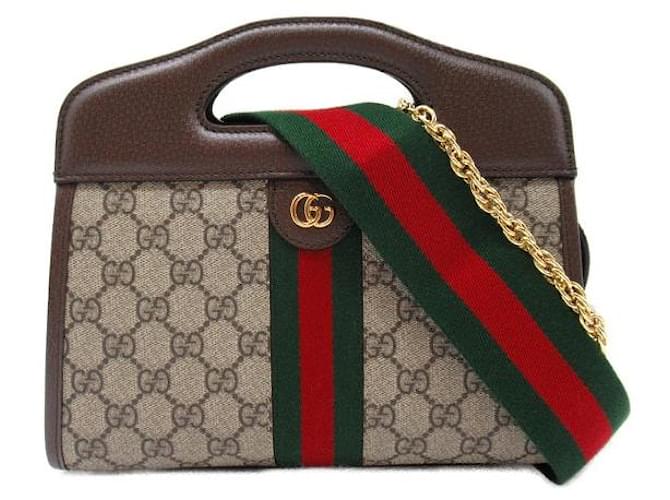 Gucci GG Supreme Ophidia Handtasche Leinwand  ref.1251518