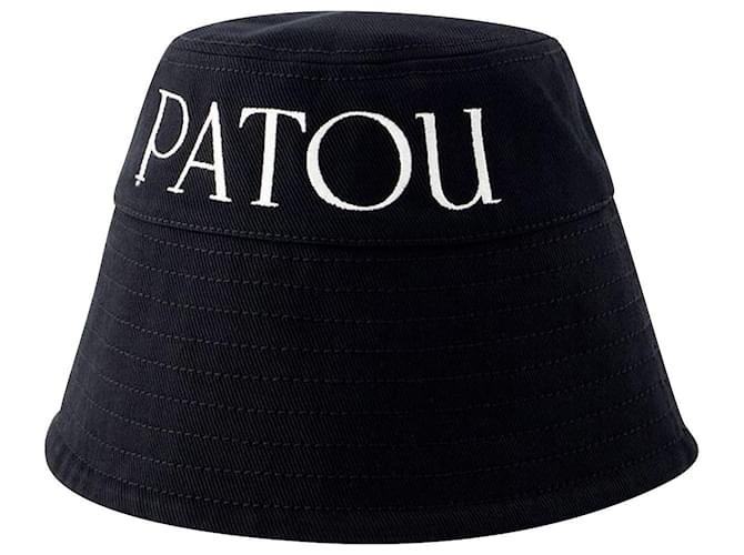 Autre Marque Chapeau Bob Patou - PATOU - Coton - Noir  ref.1251535