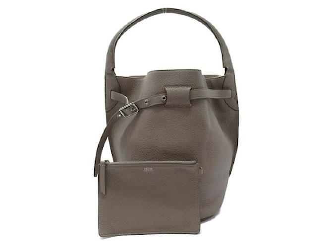 Céline Leather Big Bucket Bag  ref.1251618