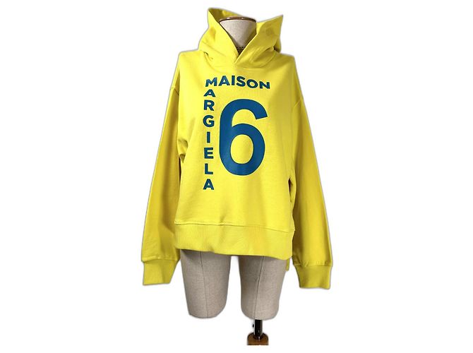 Mm6 Maison Martin Margiela Sweatshirt Gelb Blau