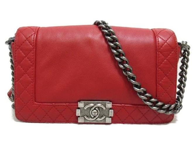 Chanel Medium Boy Reverso Flap Bag Leather  ref.1251813