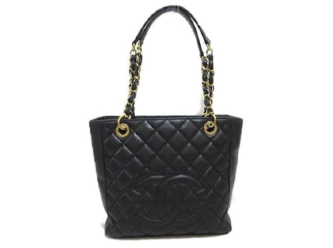 Chanel CC Caviar Grand Shopping Tote Leather  ref.1251825