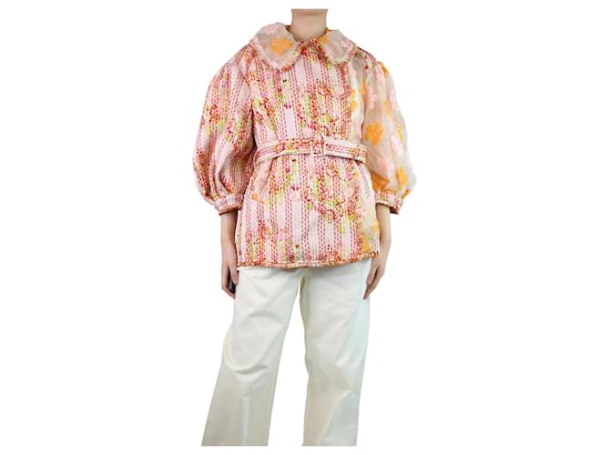 Simone Rocha Pink sequin-embellished jacket - size UK 12 Polyester  ref.1251864