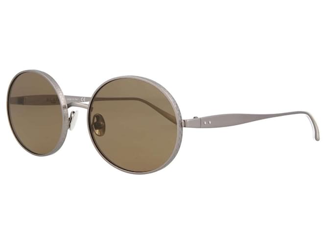 Alaïa occhiali da sole in metallo azzedine alaia nuovi D'oro  ref.1251896