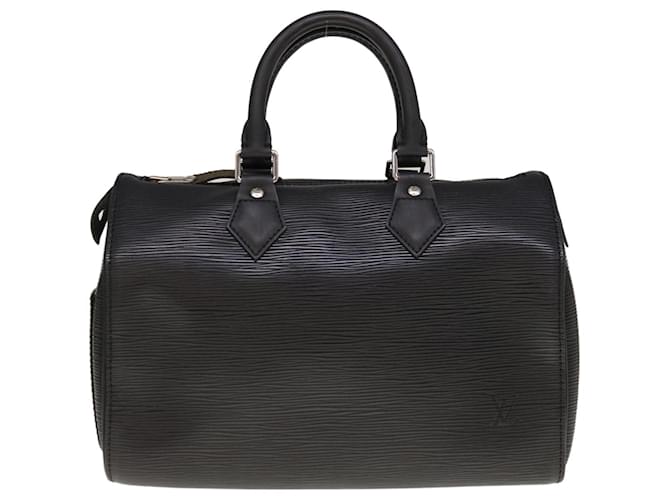 Louis Vuitton Speedy 25 Black Leather  ref.1251908
