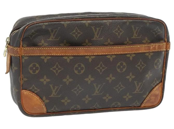 Louis Vuitton Monogram Compiegne 28 Clutch Bag M51845 LV Auth am5799 Cloth  ref.1251928