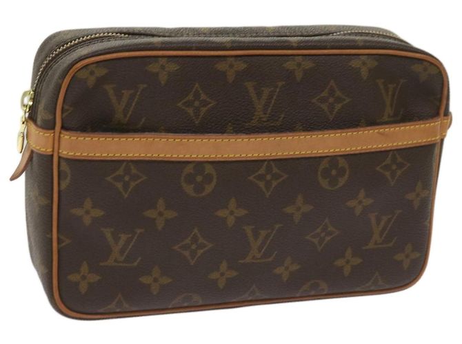 Louis Vuitton Monogram Compiegne 23 Pochette M51847 LV Auth em5781 Monogramma