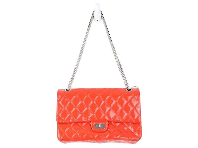 Chanel Shoulder Bag 2.55 in vernice Rosso Pelle verniciata  ref.1252061