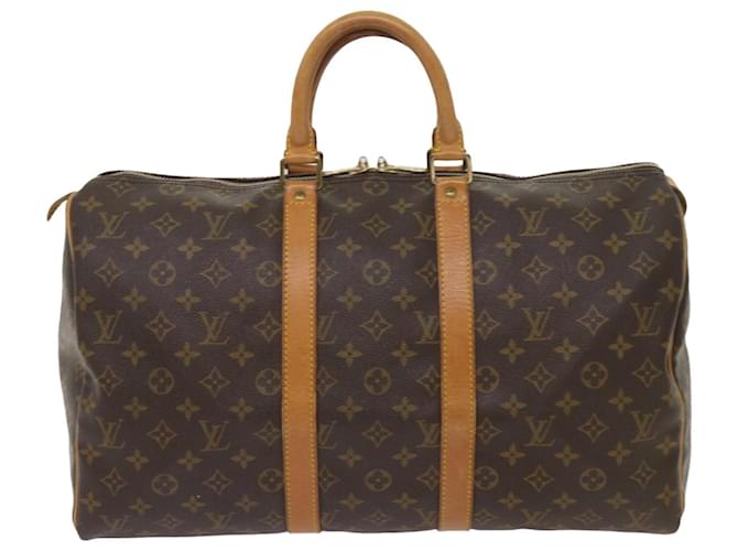 Louis Vuitton Keepall 45 Brown Cloth  ref.1252130