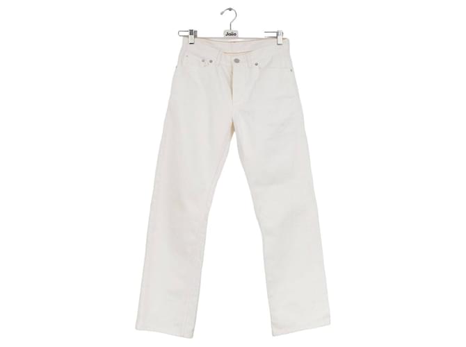 Hermès Straight cotton jeans Beige  ref.1252247