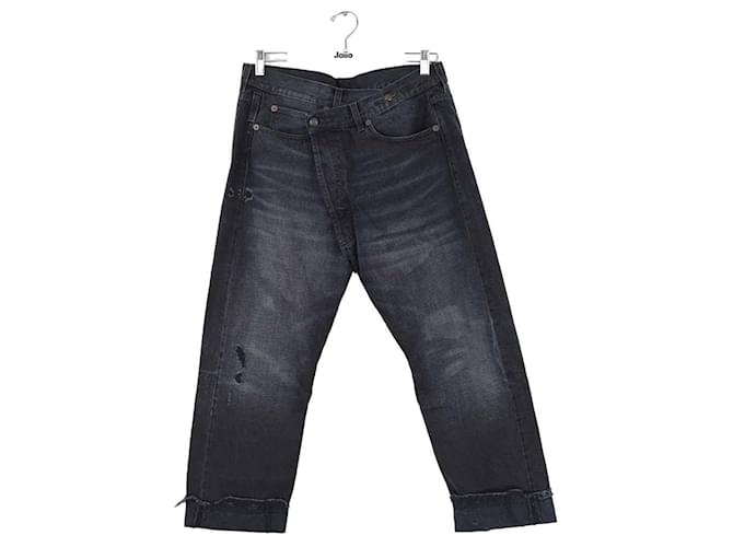 R13 Wide cotton jeans Black  ref.1252252