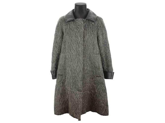 Marc Jacobs Coat Grey Synthetic  ref.1252278