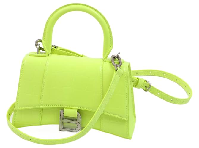 BALENCIAGA  Handbags   Leather Yellow  ref.1252299