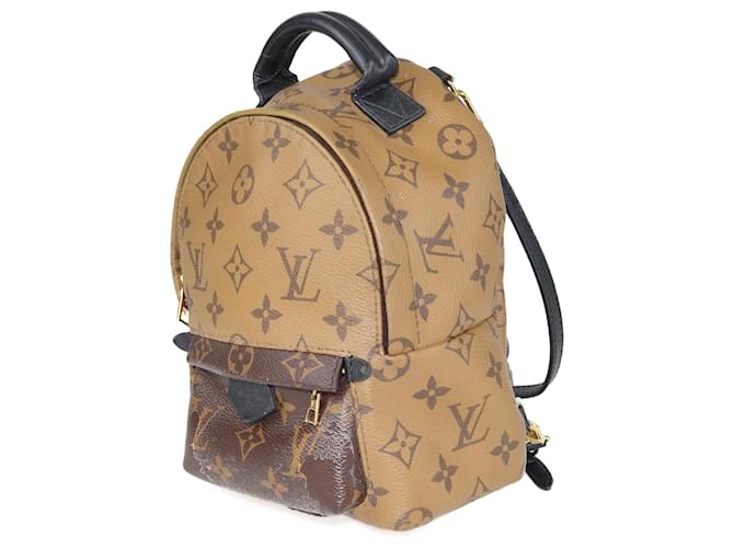 Louis Vuitton Monogram Reverse Mini Palm Spring Backpack White Leather  ref.1252351