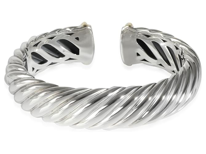 David Yurman Sculpted Cable Cuff in 18k yellow gold/sterling silver  ref.1252376