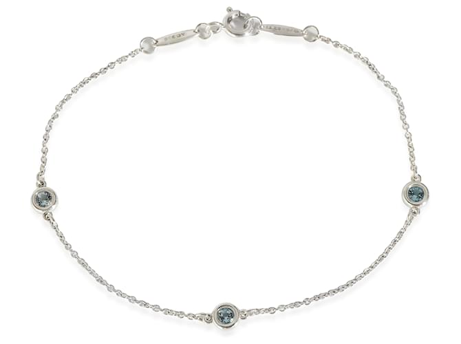 TIFFANY & CO. Elsa Peretti Color by the Yard  Bracelet in  Sterling Silver  ref.1252387