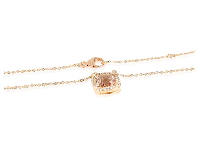 David Yurman Chatelaine Collection for Women Pendant in 18k Rose Gold 0.12 ctw Pink gold  ref.1252390
