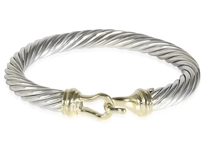David Yurman Cable Buckle Bracelet in 14k yellow gold/sterling silver  ref.1252408