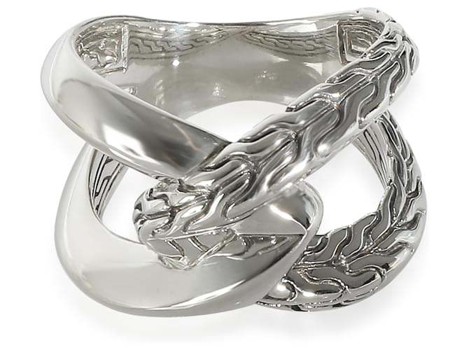 Autre Marque John Hardy Classic Chain Knife Edge Ring  in Sterling Silver  ref.1252428