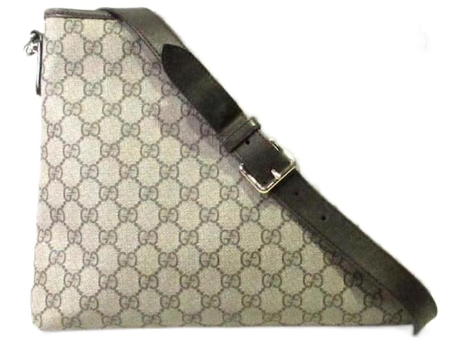 Gucci GG Canvas Flat Messenger Bag  388924 Cloth  ref.1252572