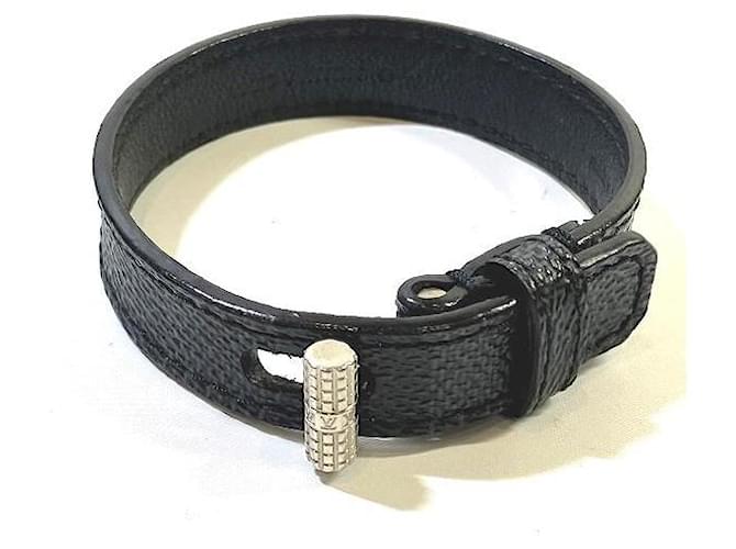 Louis Vuitton Damier Graphite Cuff It Bracelet  M6690D Cloth  ref.1252601