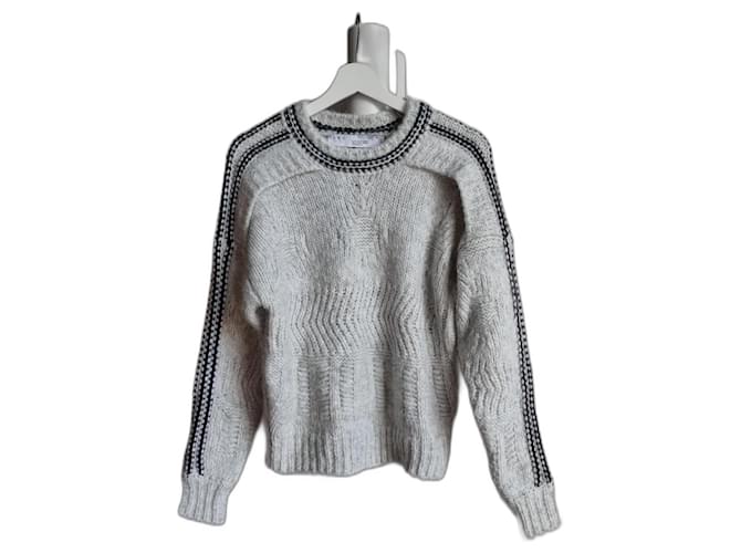 Light grey Iro Beeb jumper Cotton Wool Nylon Acrylic  ref.1252659