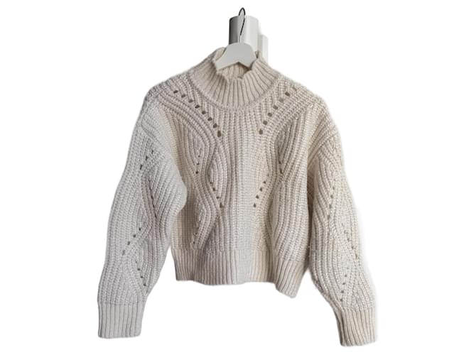 & Other Stories &Other Stories cream wool-blend jumper Polyester Acrylic  ref.1252660