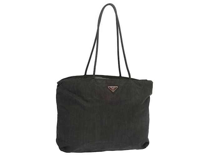 PRADA Tote Bag Nylon Khaki Auth bs12022  ref.1252859