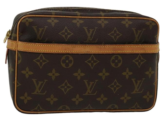 Louis Vuitton Monogram Compiegne 23 Clutch Bag M51847 LV Auth am5784 Cloth  ref.1252861