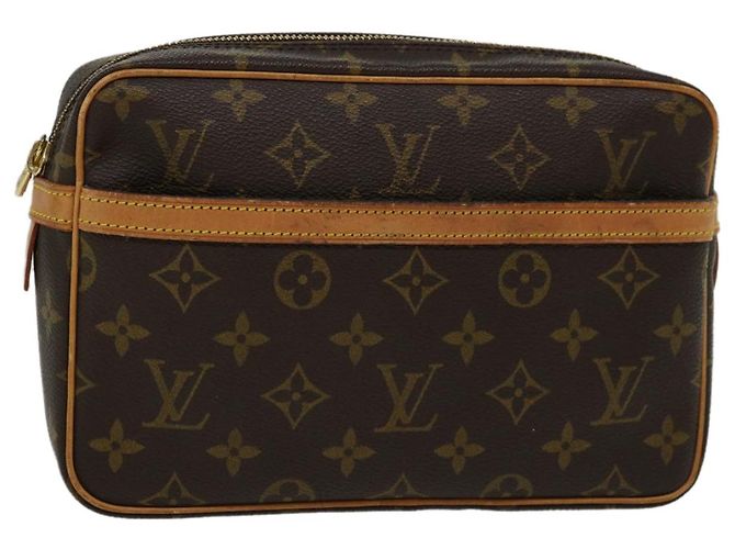 Louis Vuitton Monogram Compiegne 23 Pochette M51847 LV Auth am5784 Monogramme