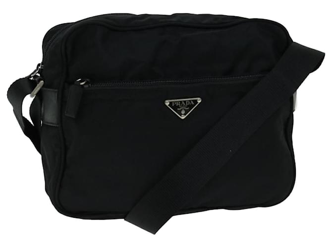 PRADA Shoulder Bag Nylon Black Auth yk10731  ref.1252902