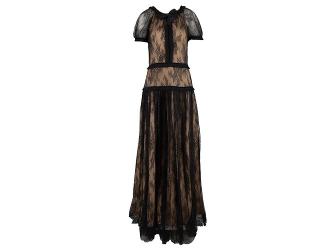 Autre Marque Vestido de encaje Isabel García