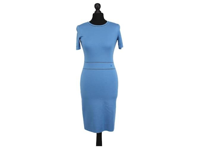 Gucci Dresses Blue Silk  ref.1252940