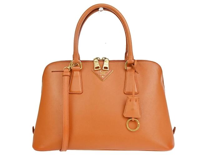 Prada Saffiano Orange Leather  ref.1252951