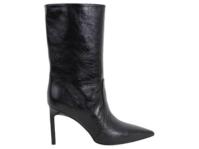 Autre Marque Leather boots Black  ref.1252976