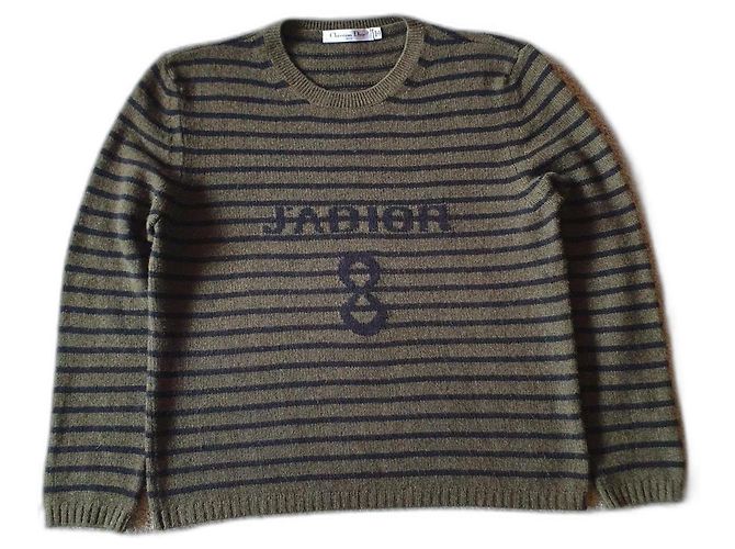 Christian Dior Kaschmirpullover Grün Olive
