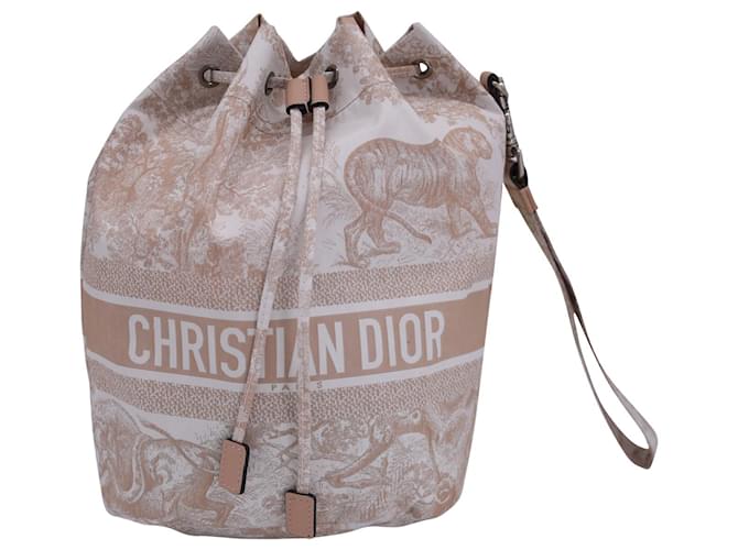 Custodia Christian Dior DiorTravel in nylon beige  ref.1253254