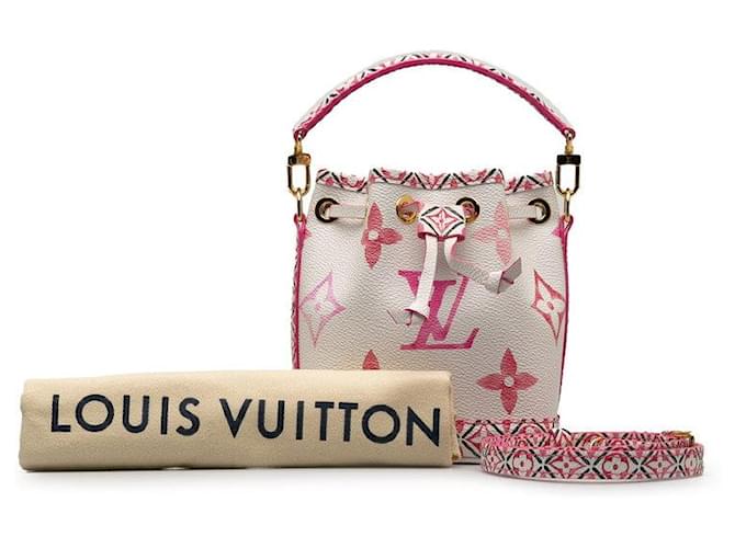 Louis Vuitton Monogram Giant By the Pool Nano Noe NM  Canvas Shoulder Bag M82386 in Excellent condition Cloth  ref.1253298