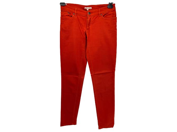 BONPOINT Pantalon T.International XS Coton Orange  ref.1253308