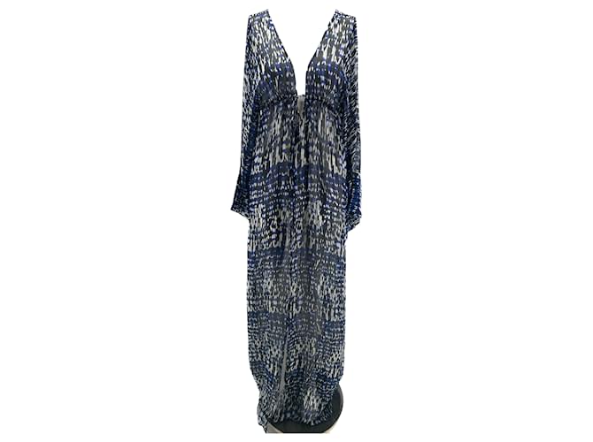 AMANDA WAKELEY Robes T.International S Polyester Bleu  ref.1253329