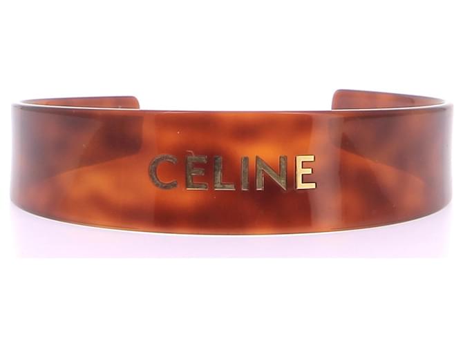 Céline CELINE Haarschmuck T.  Plastik Braun Kunststoff  ref.1253335