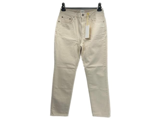 CLOSED  Jeans T.US 29 cotton Cream  ref.1253598