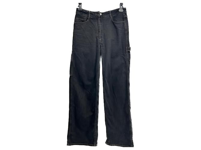 Autre Marque SAKS POTTS Pantalon T.International S Coton Noir  ref.1253606