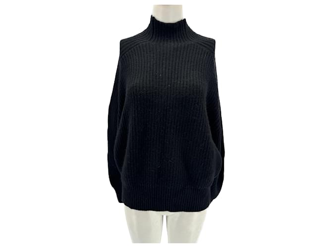 Autre Marque LOULOU STUDIO  Knitwear T.International S Cashmere Black  ref.1253619