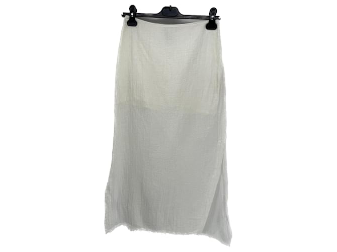 Autre Marque LOULOU STUDIO  Skirts T.International XS Cotton White  ref.1253621