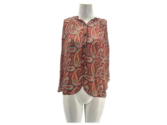 Laurence Bras top T.FR 36 Viscosa Roja