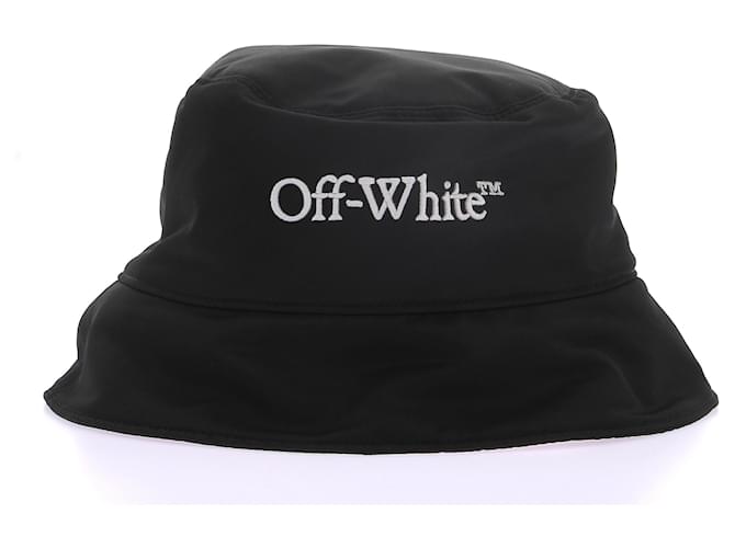 Off White OFF-WHITE Chapeaux et chapeaux à enfiler T.International L Polyester Noir  ref.1253632