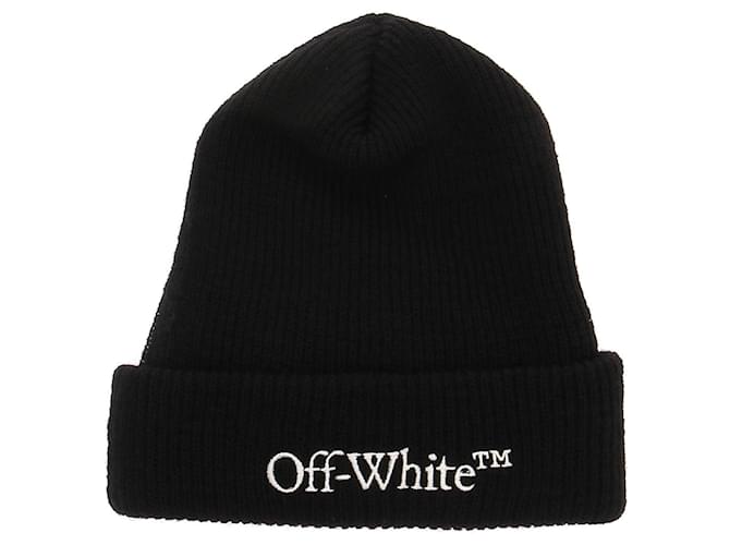 Off White OFF-WHITE Chapéus e chapéus de puxar T.Lã Internacional M Preto  ref.1253633